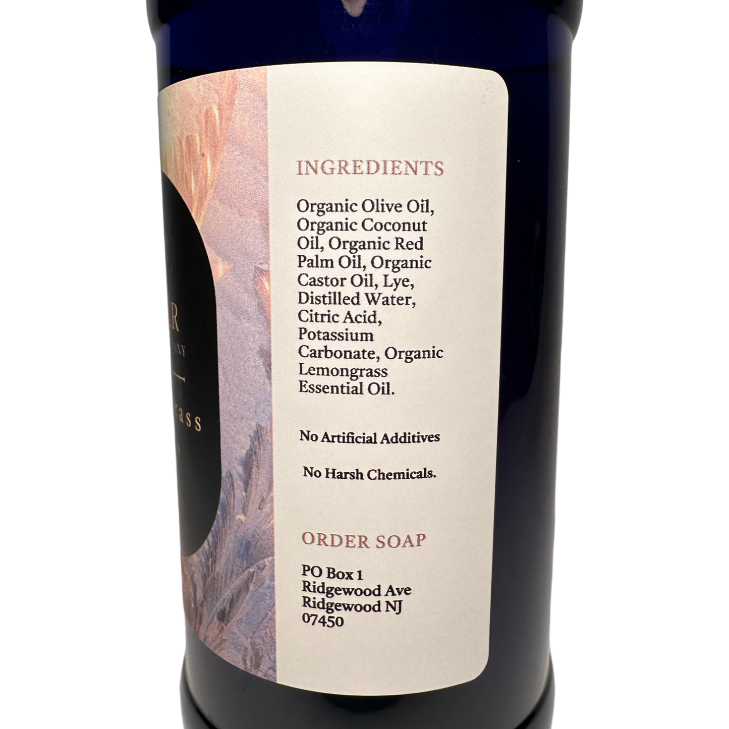 Organic Lemongrass Body Wash – 16 oz