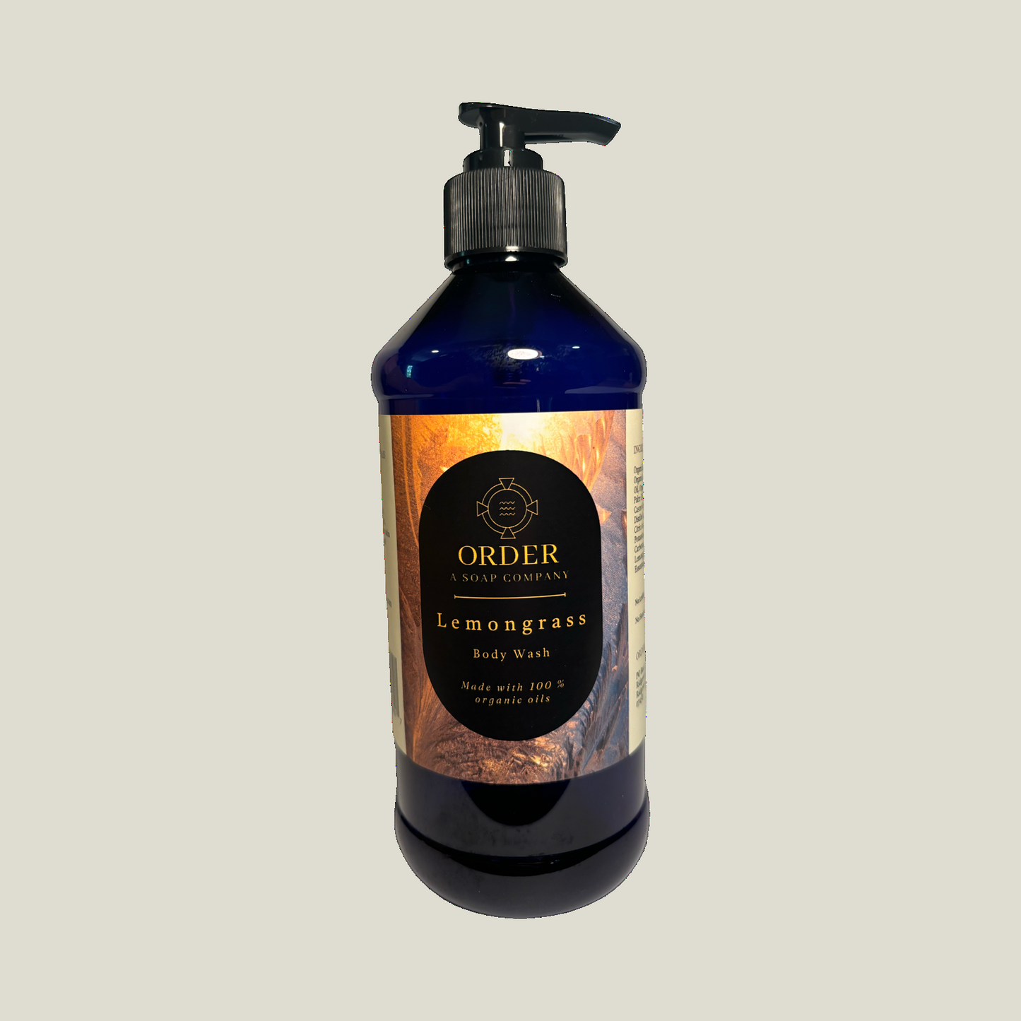 Organic Lemongrass Body Wash – 16 oz