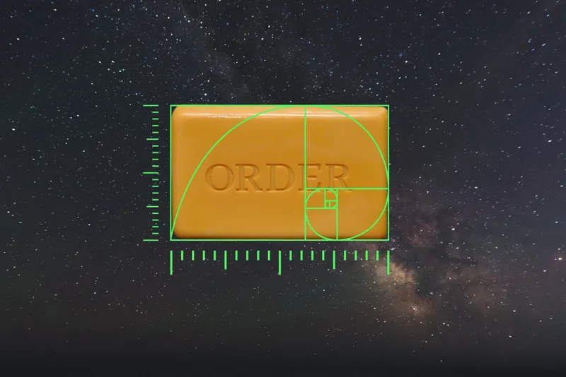 Order Soap bars poured in golden ratio molds