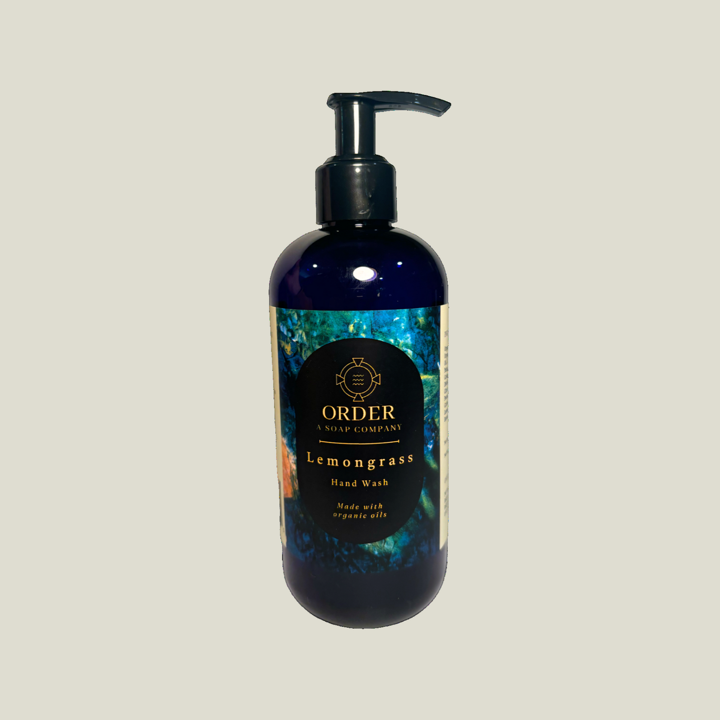 Organic Lemongrass Liquid Hand Soap – 12 oz