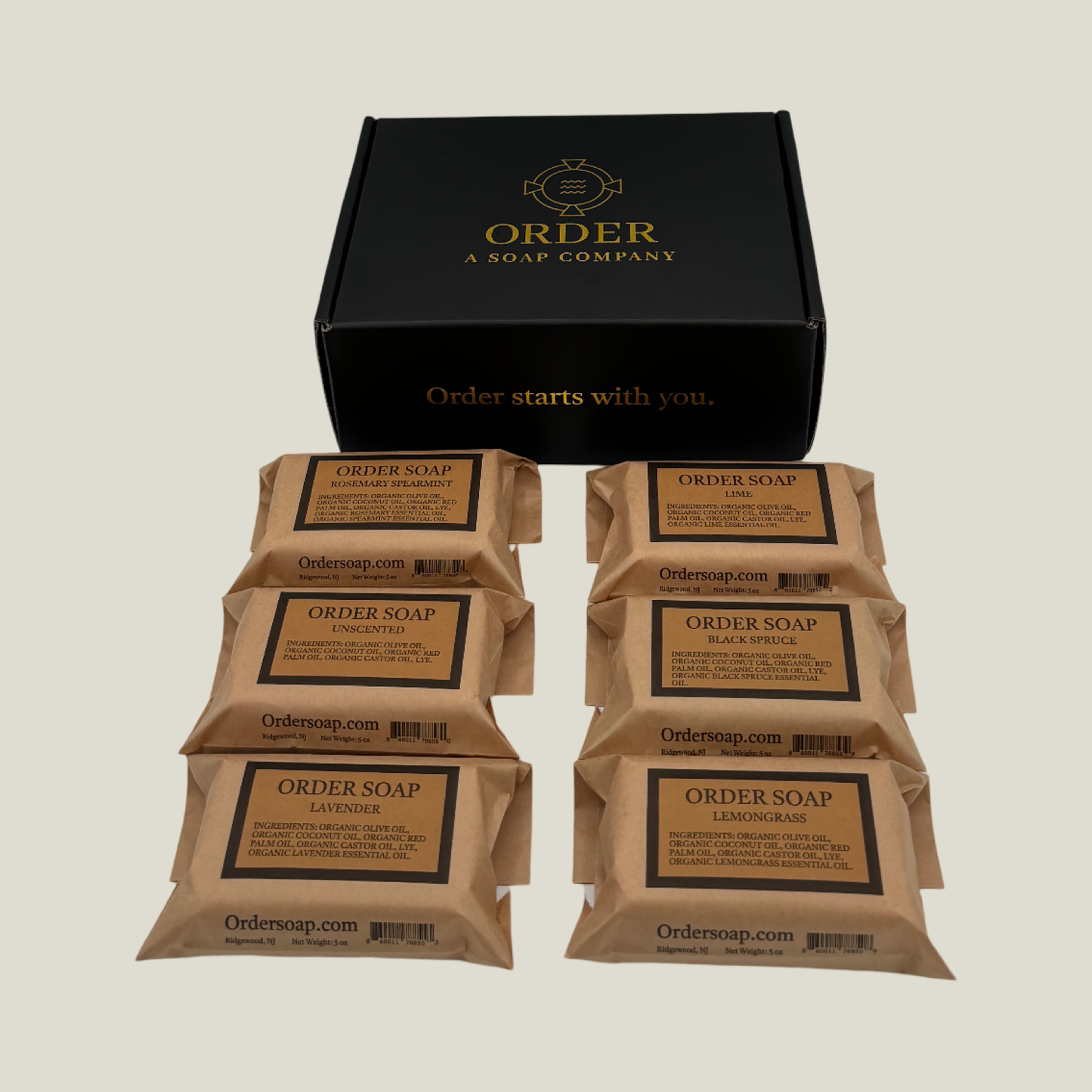 Organic Bar Soap Box - 6 count